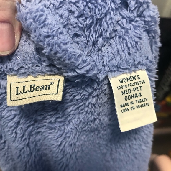 Ll Bean ladies housecoat dressing gown size medium petite - Picture 4 of 4